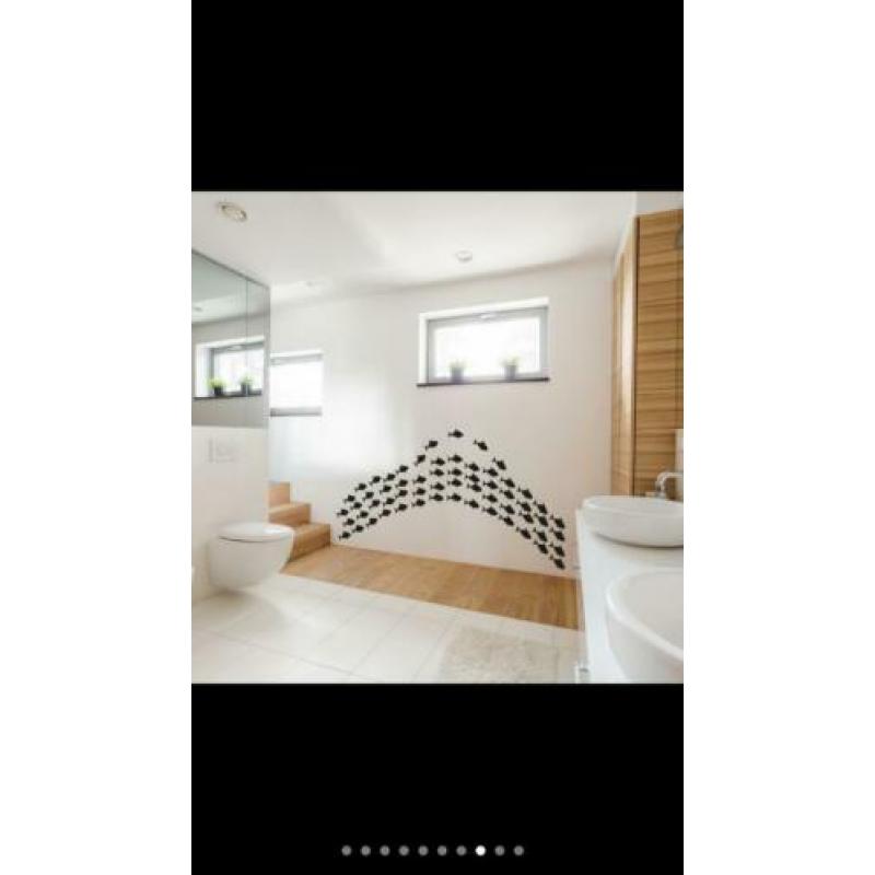 Muursticker vissen vinyl