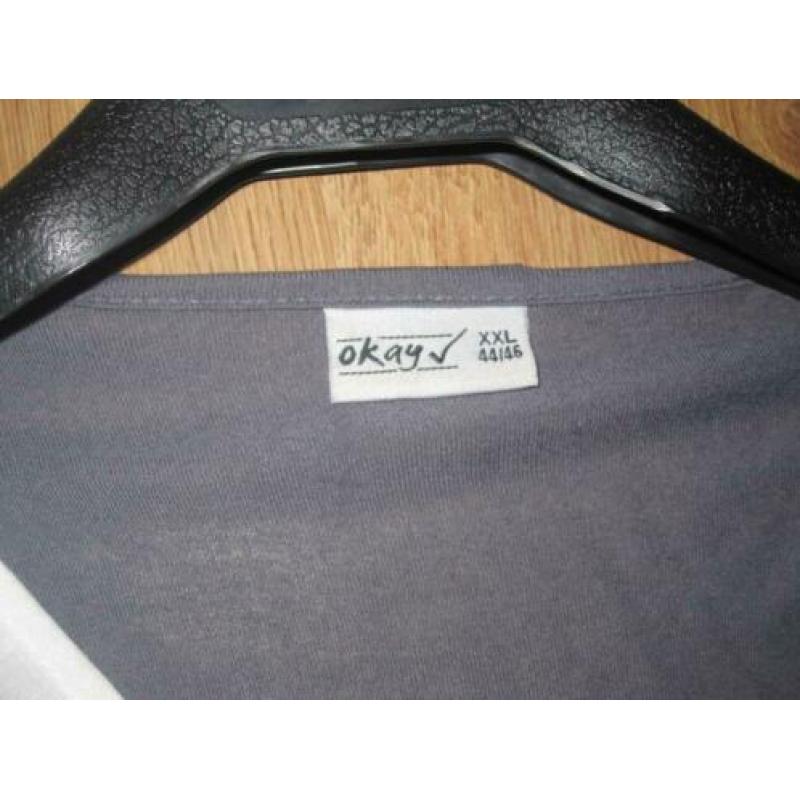 Top / tuniek maat xxl met vaste vest zgan
