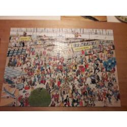 Puzzel haasteren luchthaven