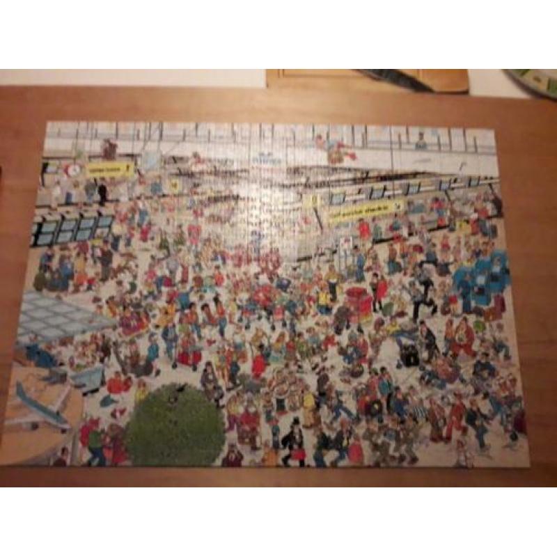 Puzzel haasteren luchthaven