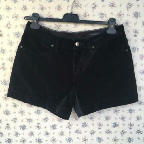 Tommy Hilfiger blauw velours korte broek short S 6 36 38