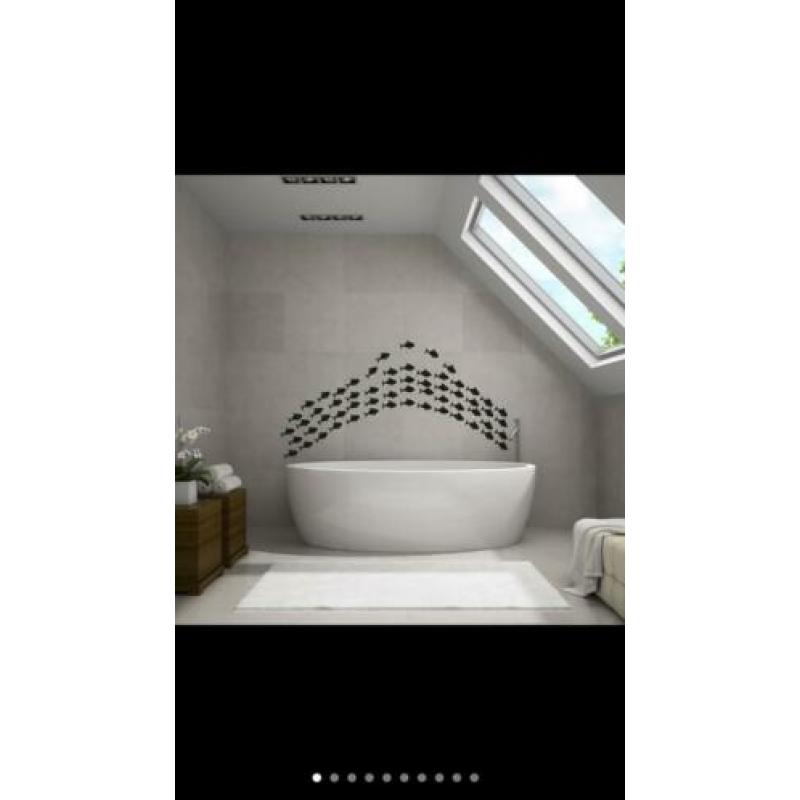 Muursticker vissen vinyl