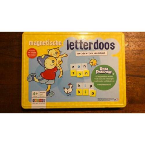 Magnetische letterdoos, pompom, Zwijsen, leer beter taal