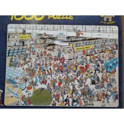Puzzel haasteren luchthaven