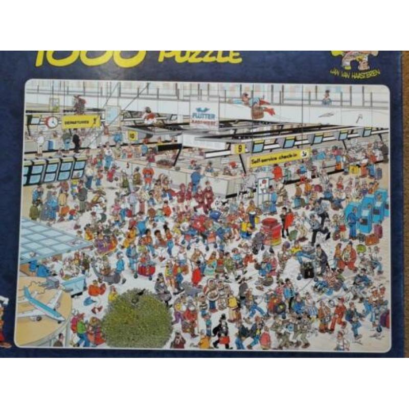 Puzzel haasteren luchthaven