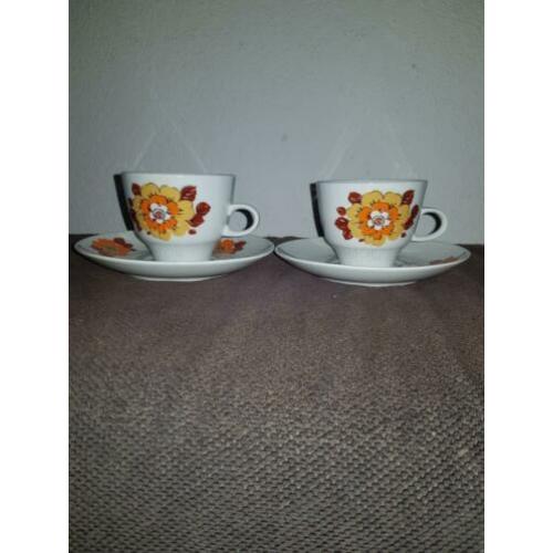 2 x kop en schotel colditz/ antiek / retro
