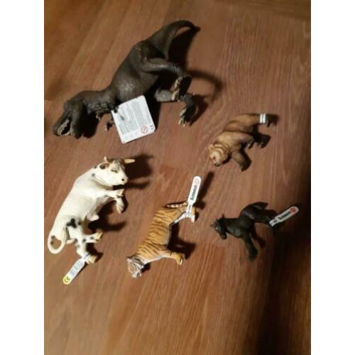 Schleich dieren partij nieuw 5 stuks