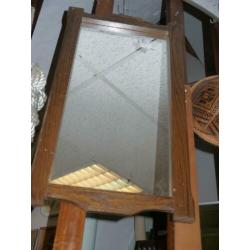 spiegelin eikenlijst 38 x68 cm