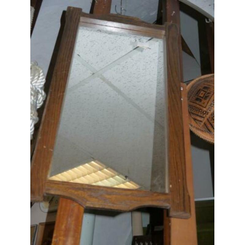 spiegelin eikenlijst 38 x68 cm