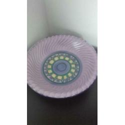 Plateel keramiek, Flora Gouda decor Lila