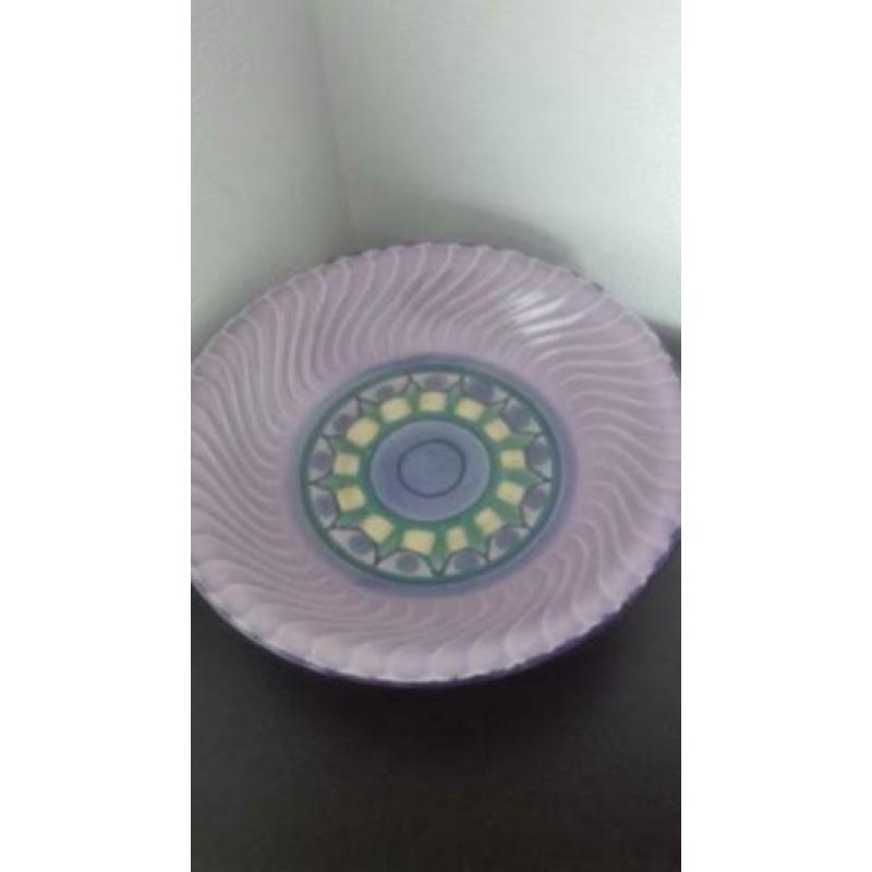 Plateel keramiek, Flora Gouda decor Lila