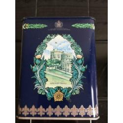 Blikje Queen Elizabeth silver jubilee 1952-1977 vintage