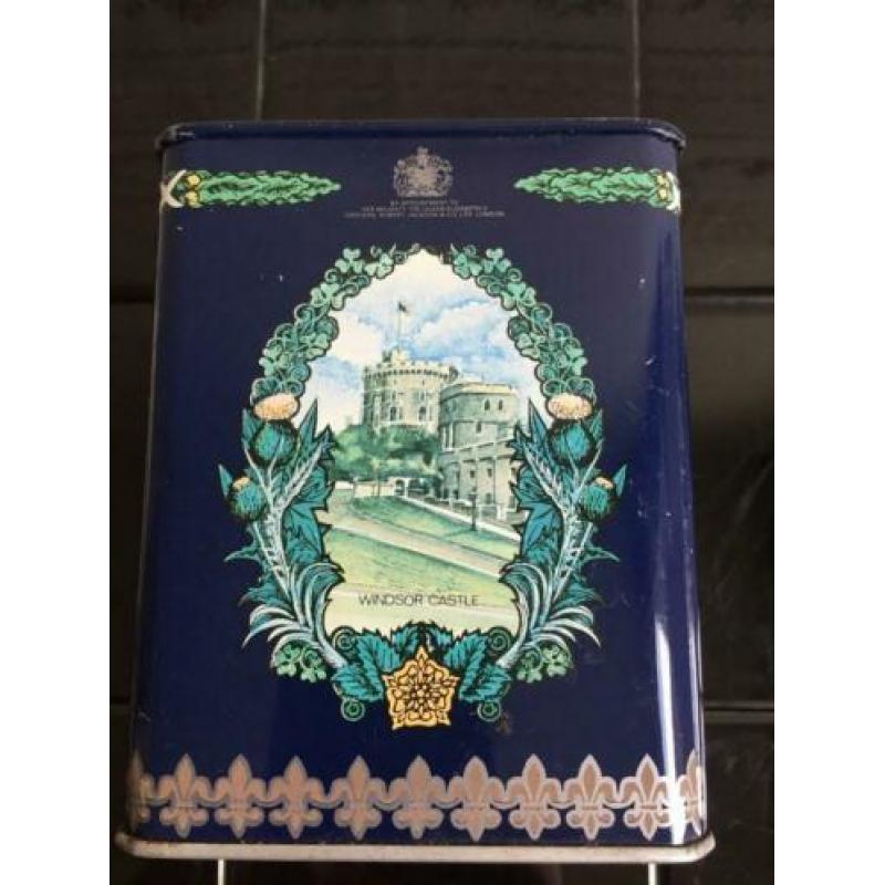 Blikje Queen Elizabeth silver jubilee 1952-1977 vintage