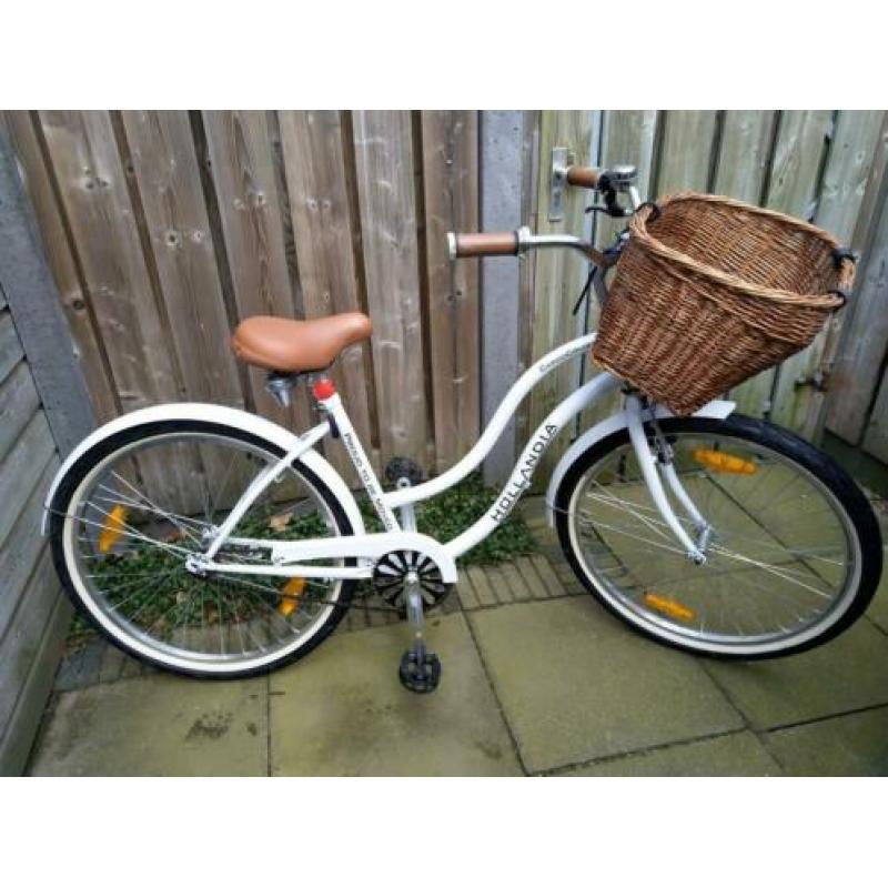 Witte Hollandia meisjes fiets 26 inch