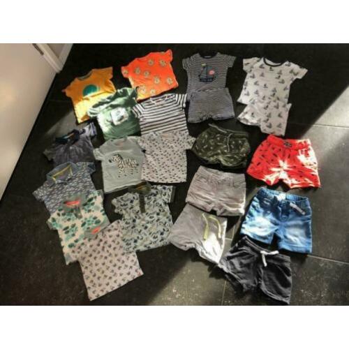 Groot pakket lente zomer Hema kleding, maat 74 jongen, 21 st