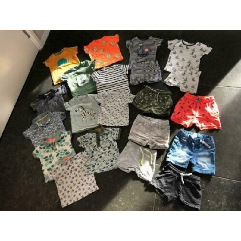 Groot pakket lente zomer Hema kleding, maat 74 jongen, 21 st