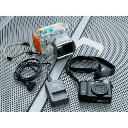 Canon G10 met onderwaterhuis WP-DC28
