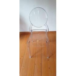 Te koop 6 polycarbonaat stoelen
