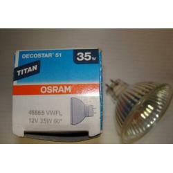 GU5.3/MR16 Halogeenlamp 12V. 20W,35W,50 Watt Ø51mm á € 0,75