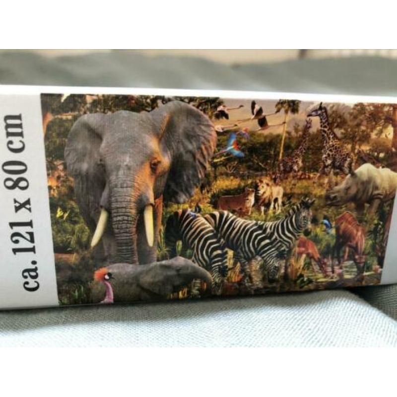 3 puzzels (landschap en dieren)