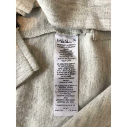 French Connection lichtgrijze jersey jurk mt 36