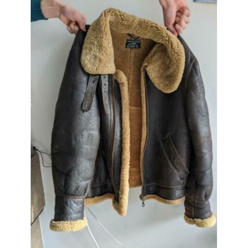 Cuir Camanchi Leathers London leren pilotenjas goede staat