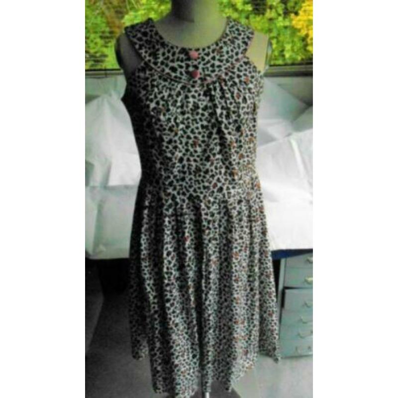 Voodoo Vixen design vintage rockabilly pin-up 50s jurk M L