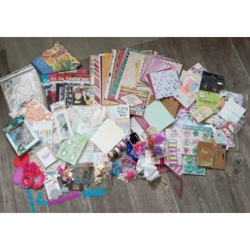 Te kp: groot knutsel hobby pakket nr. 5 kaarten maken/scrap