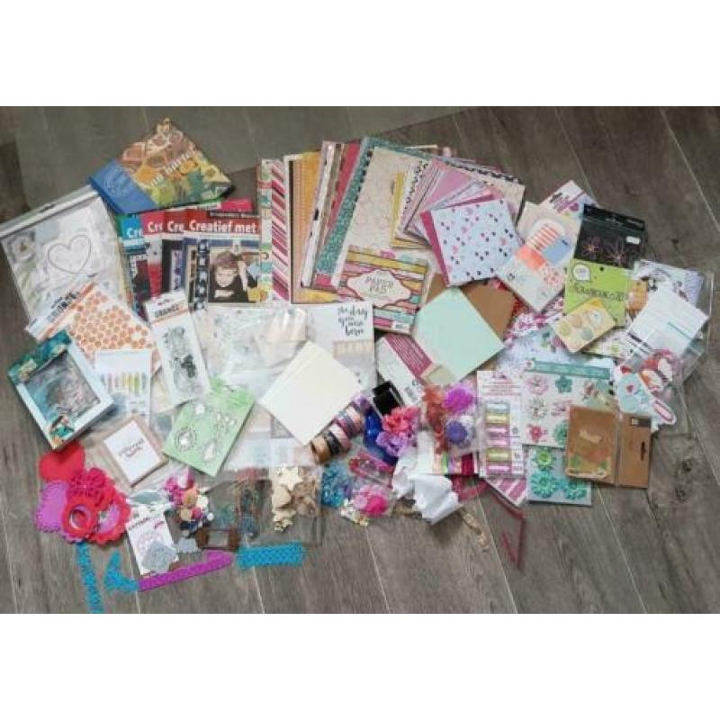 Te kp: groot knutsel hobby pakket nr. 5 kaarten maken/scrap