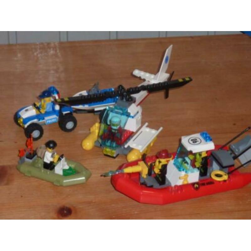 Lego City Starter Set 60086, Politie, brandweer.