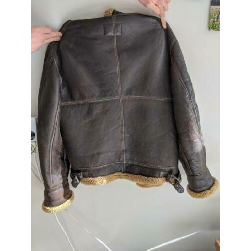 Cuir Camanchi Leathers London leren pilotenjas goede staat