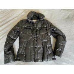 Blauer jas dons winterjas donker blauw maat L