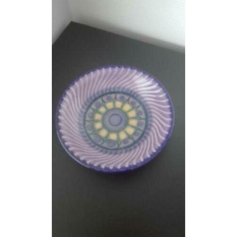Plateel keramiek, Flora Gouda decor Lila
