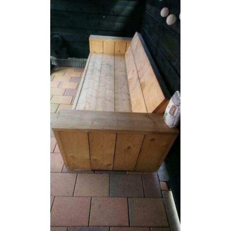 Mooie steigerhouten bank
