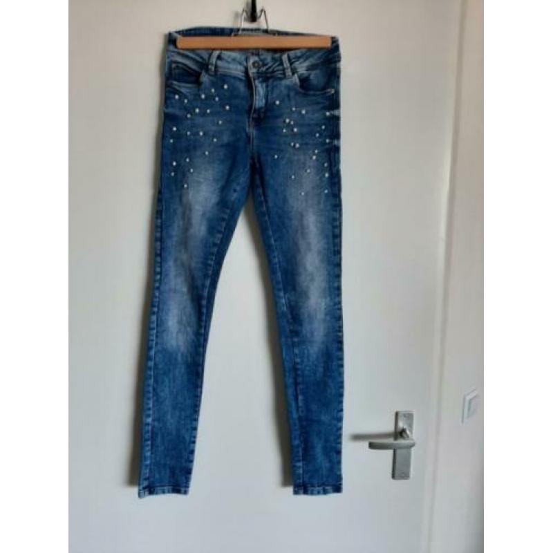 Skinny Jeans parels maat 34