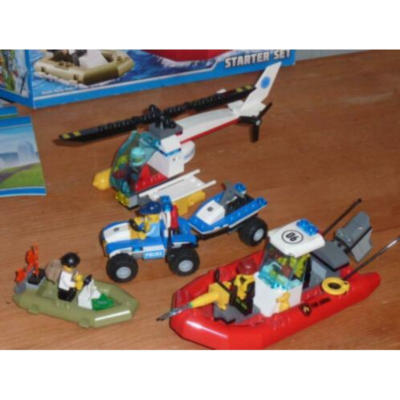 Lego City Starter Set 60086, Politie, brandweer.