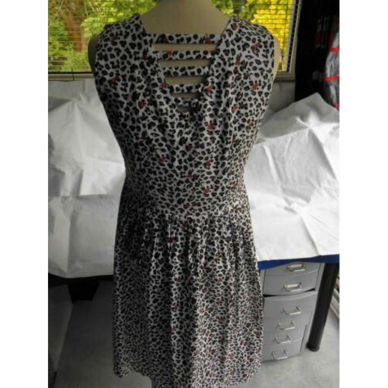 Voodoo Vixen design vintage rockabilly pin-up 50s jurk M L