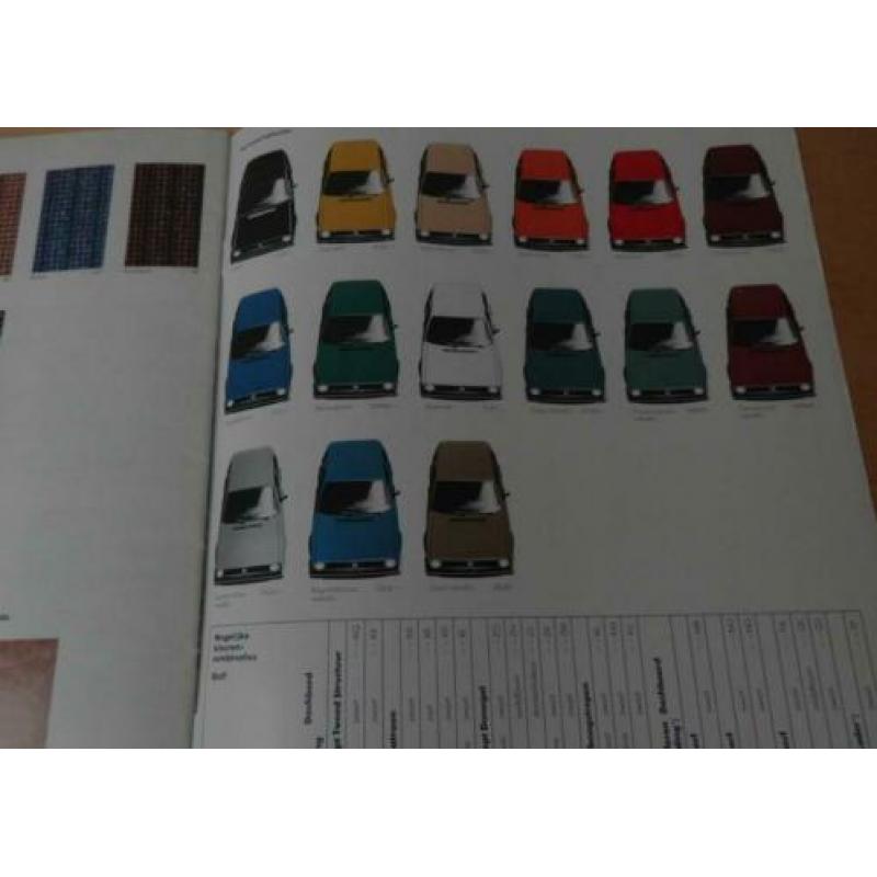 Folder VW Golf ned