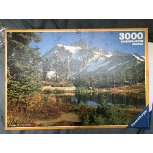 3 puzzels (landschap en dieren)