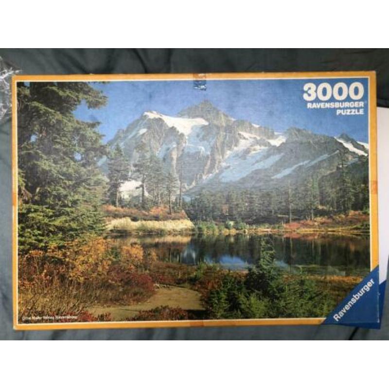 3 puzzels (landschap en dieren)