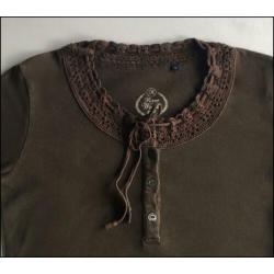 ZGAN Riverwoods warme longsleeve & gehaakte afwerking Small