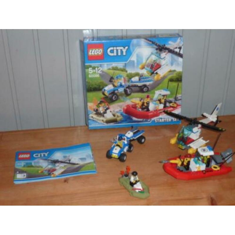 Lego City Starter Set 60086, Politie, brandweer.