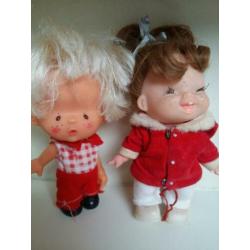 2 mooie retro vintage Evergreen popjes