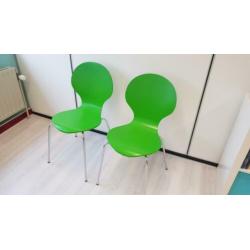 Houten vlinderstoelen