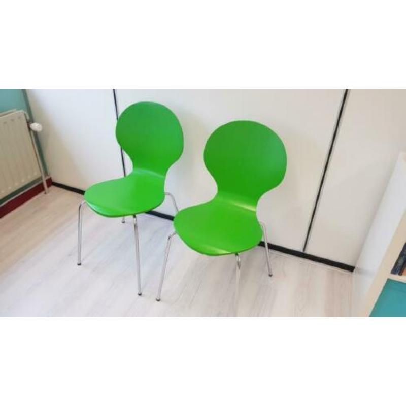 Houten vlinderstoelen