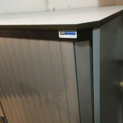 Archiefkast roldeurkast garagekast hoog 136 breed 125 gispen