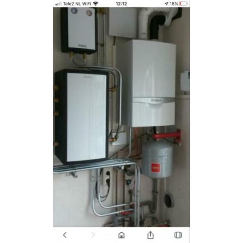 CV ketel plaatsen en Gasleiding controle