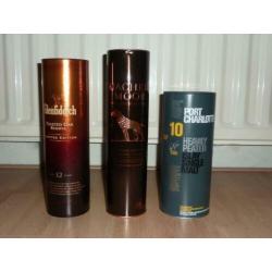 Whiskey-fles kokers (leeg)
