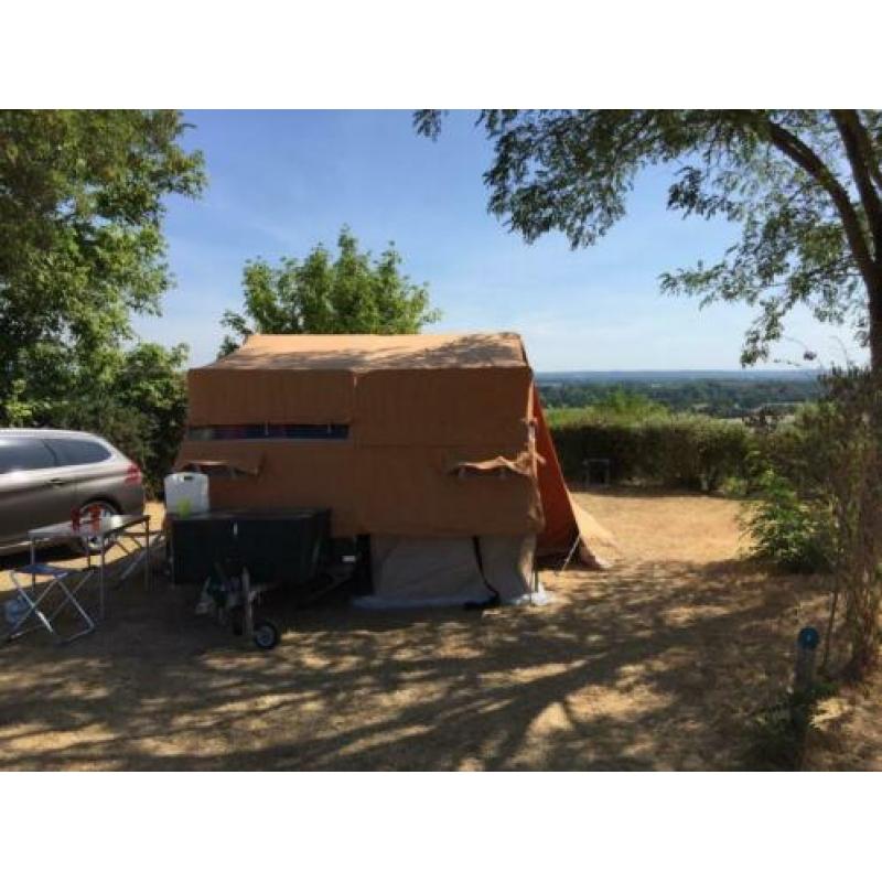Aart Kok Kariba Game Drive tenttrailer – oker en groen