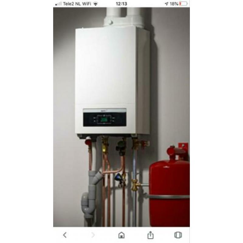 CV ketel plaatsen en Gasleiding controle